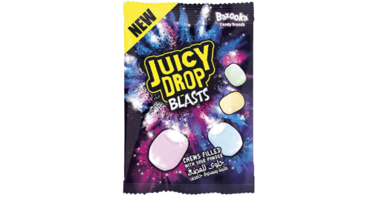 Bazooka Juicy Drop Blasts 120g
