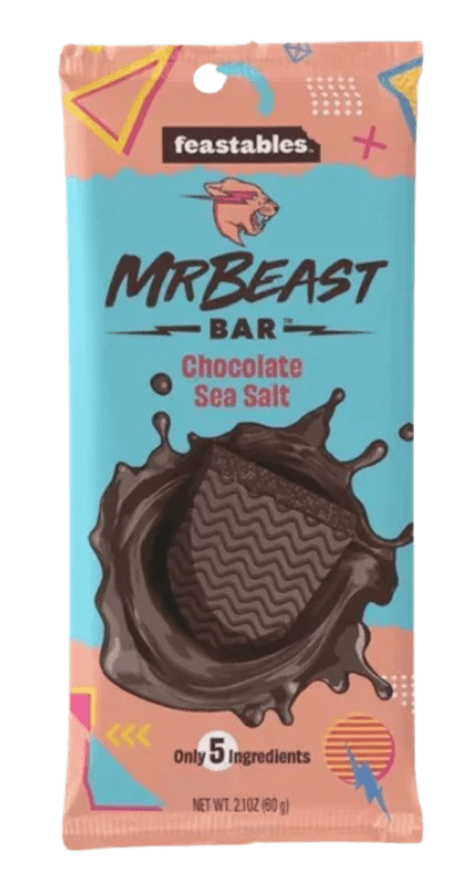 Mr Beast Sea Salt  Chocolate Bar 60g