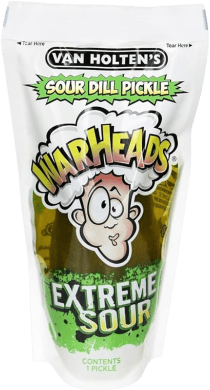 Van Holten's Jumbo Warheads Extreme Sour Pickle 126g
