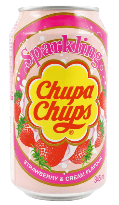 Chupa Chups Drink Erdbeere Dose 345ml
