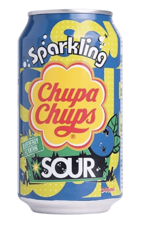 Chupa Chups Drink Sour Blueberry  Dose 345ml