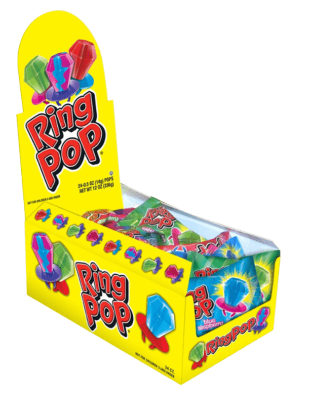 Bazooka Ring Pops, 10g