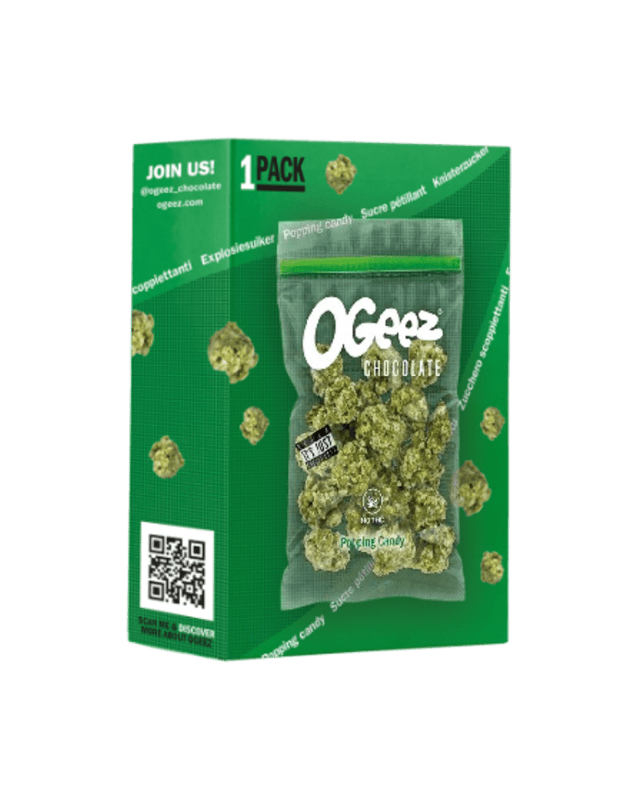 Ogeez Chocolate, Popping Candy 35g