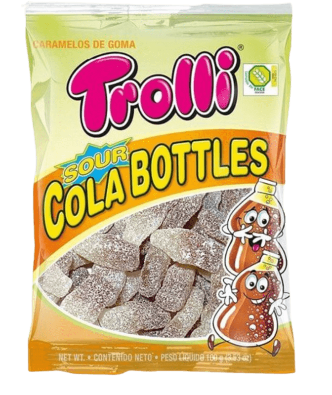Trolli Sour Cola Bottles Halal 100g