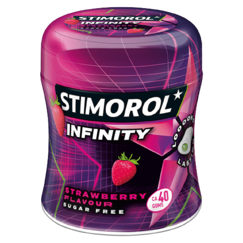 Stimorol Infinity Strawberry, 88g Bottle