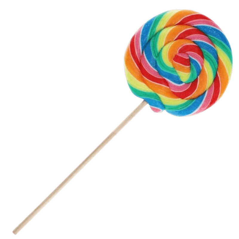 Felko Lollipops Spiral Rainbow Maxi 100g