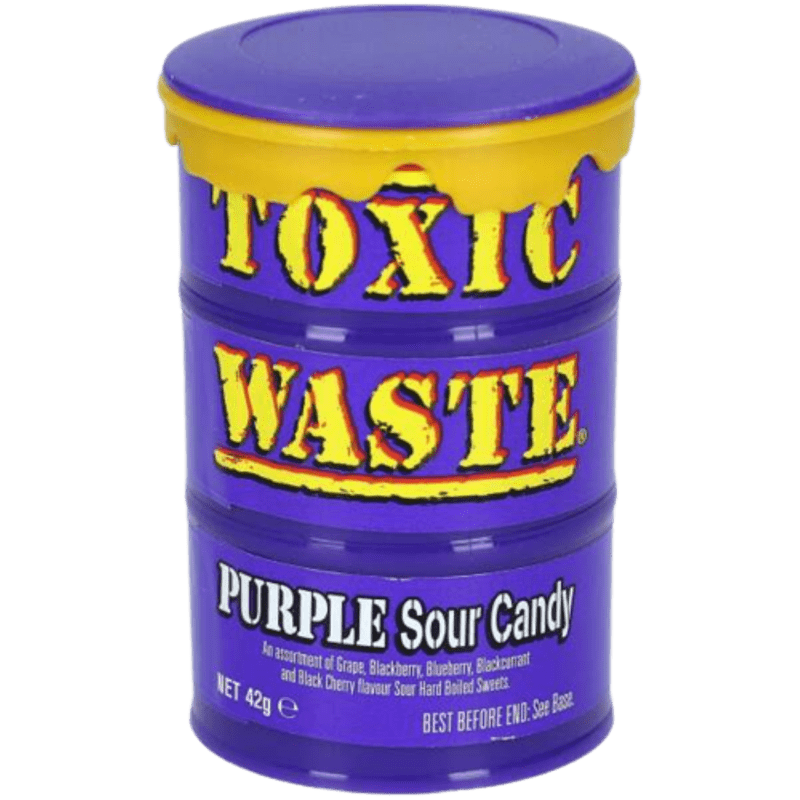 Toxic Waste Purple Sour Candy Drum 42 gr.