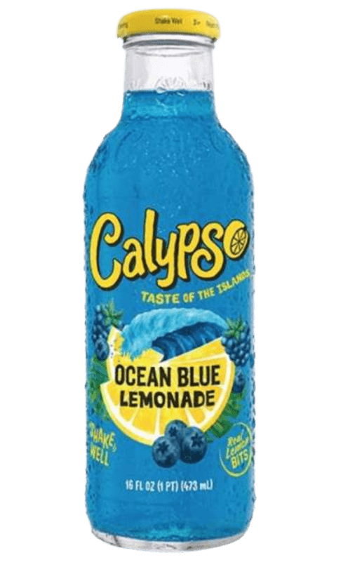 Calypso Ocean Blue Lemonade - 473ml Flasche